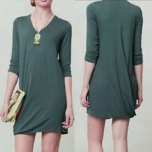 Anthropologie,  Small, blue twirl hem dress